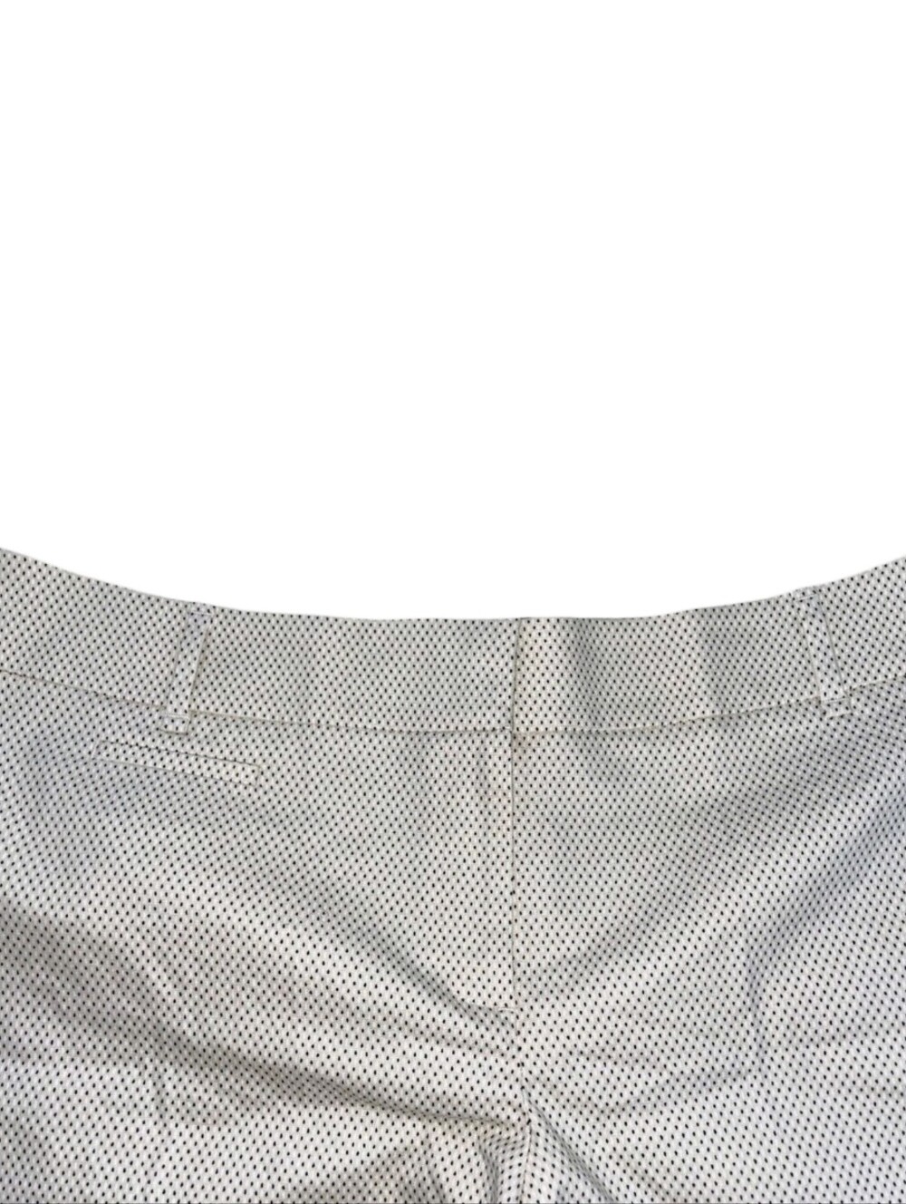 Ann Taylor Loft Womens Shorts with Black Micro Dot Pattern Size 10 - Picture 4 of 5
